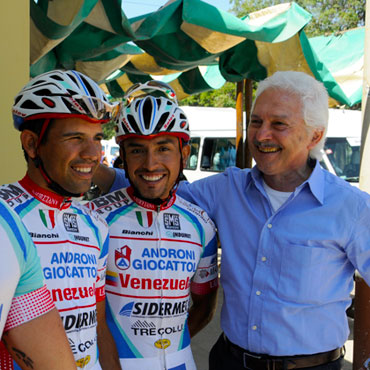 Rubiano, Savio y el Androni en el Giro 2013