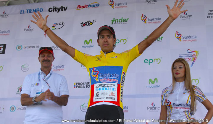 Millán es el actual líder de la edición 63 de la Vuelta a Colombia
