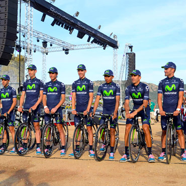 El Movistar Team de Nairo Quintana y Alejandro Valverde