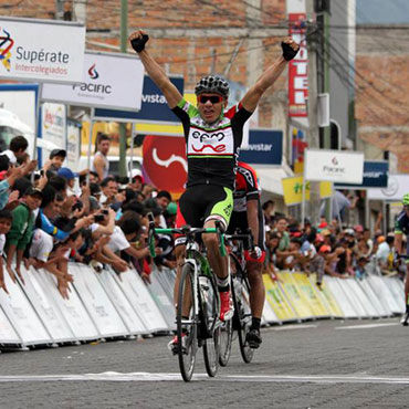 Stiver Ortiz, primer líder de la Vuelta 2013