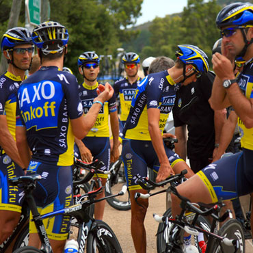 Día de victoria para el equipo de Contador en el Tour