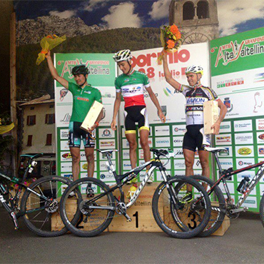 Páez sigue acumulando podios en la temporada europea de MTB