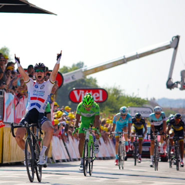 El británico Cavendish llegó a su segundo triunfo de etapa