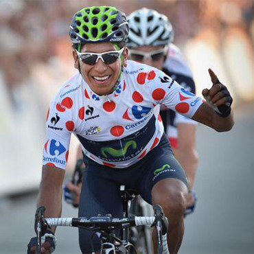 Quintana celebró en Bélgica el podio del pasado Tour de Francia