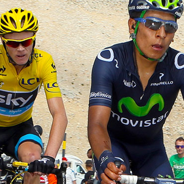 Froome siguió con los elogios al colombiano Quintana