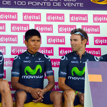 Quintana y Valverde en el pasado Tour