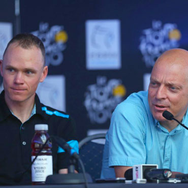 Chris Froome y David Brailsford