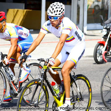 Diego Dueñas, fue plata en la prueba de Gran Fondo en carretera