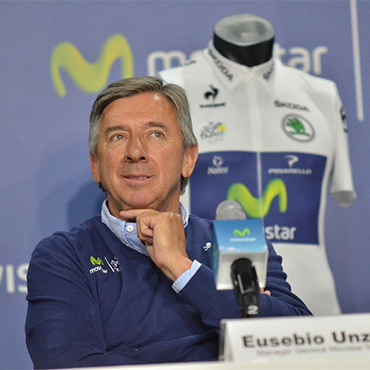 El Manager del Movistar Team, Eusebio Unzué
