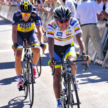 Heiner Parra fue al final el mejor escarabajo en la ronda alpina