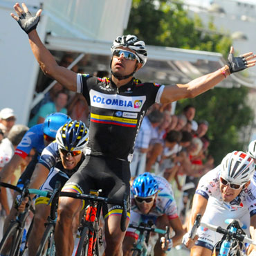 Sprint victorioso de Leo Duque en el Tour de l’Ain (Francia)