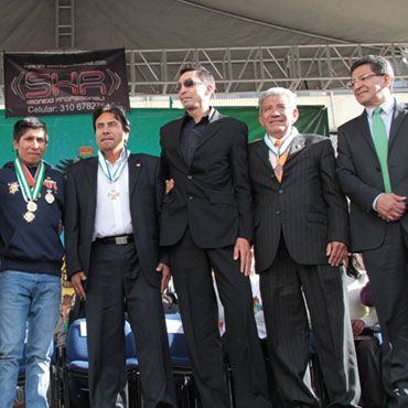Históricos del ciclismo boyacense estuvieron junto a Nairo en Tunja