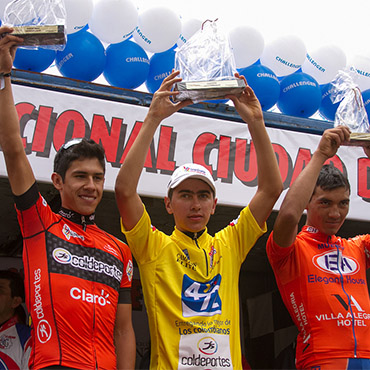 Sebastián Henao, Javier Gómez y Hernando Bohórquez