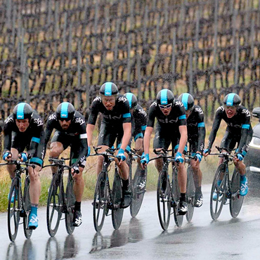 El Team Sky se clasificó cuarto en la CRI