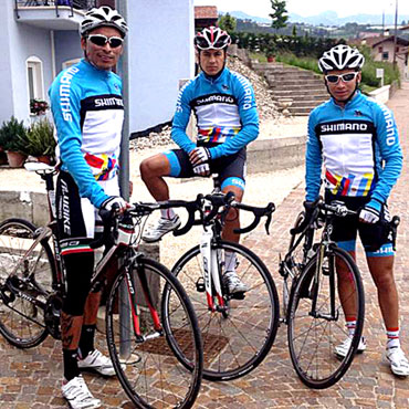 Fabio Castañeda y Jonathan Botero recientemente en Europa