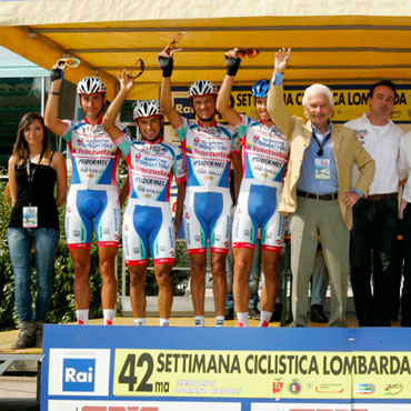 El Androni -con el colombiano Rubiano- de nuevo en lo más alto del podio