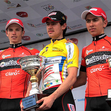 Podio final de la Vuelta de la Juventud 2013