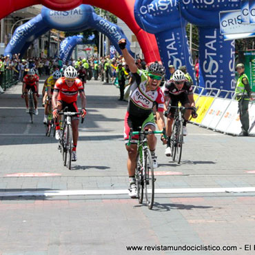 Castañeda fue el más rápido en el sprint final