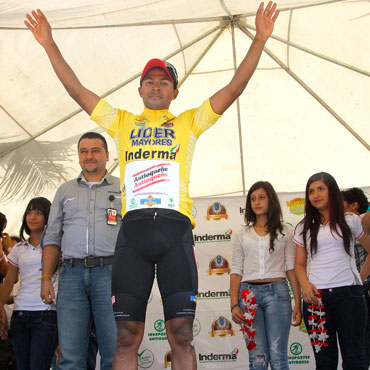 Montiel estuvo imparable frente al reloj y asumió la punta de la carrera antioqueña