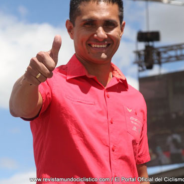 Luis A. Cely en la pasada Vuelta a Colombia