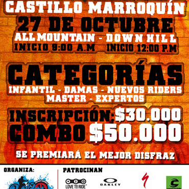 Este domingo, fiesta del Ciclomontañismo en el Castillo de Marroquín (Chía)