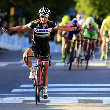 Leonardo Duque fue el corredor más ganador del Team Colombia en este 2013