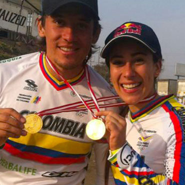 Carlos M. Oquendo y Mariana Pajón, victoriosos en suelo peruano