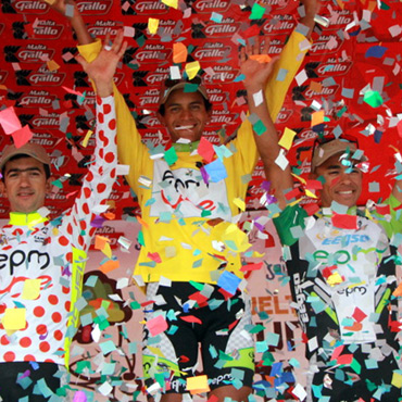 Edward Beltrán y el Epm-Une, se quedaron con el título de la Vuelta