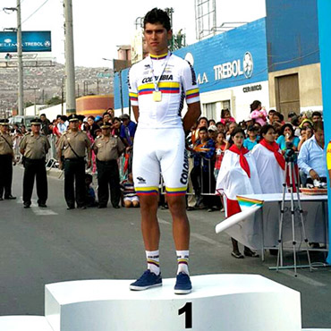 Fernando Gaviria y su primer oro Bolivariano en la Ruta