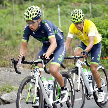 Freddy Montaña sigue en la punta de la carrera