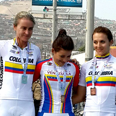 María Luisa Calle fue plata y Diana Peñuela el bronce en la Ruta Bolivariana