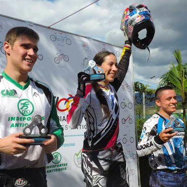 Pajón fue la más destacada en la XII Válida del Torneo Nacional BMX