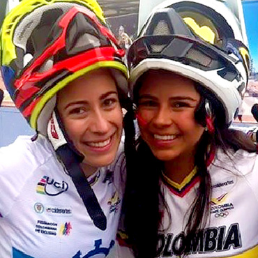 Mariana celebra con Estefanía el oro y bronce conseguidos en Perú