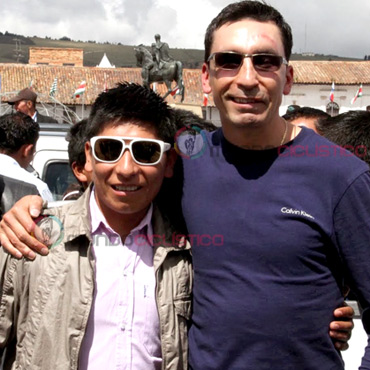Nairo Quintana estrella del Movistar Team junto al gran Mauricio Soler