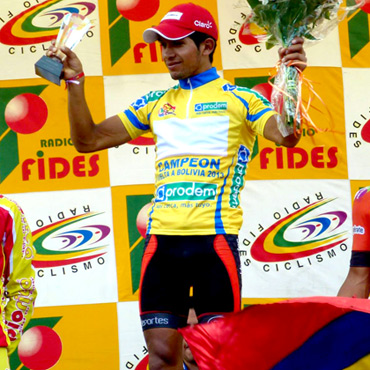 El joven pedalista boyacense abrió su palmarés internacional en Bolivia