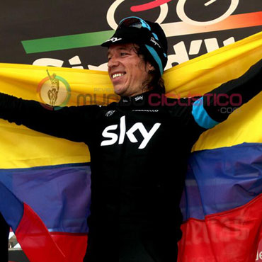Rigoberto Urán en el Giro de esta temporada