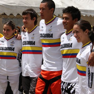 Seleccion Colombia de BMX que estuvo en Bolivia