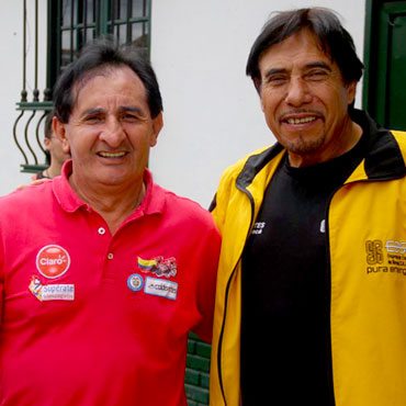 Rafael Antonio Niño junto a Oliverio Cárdenas
