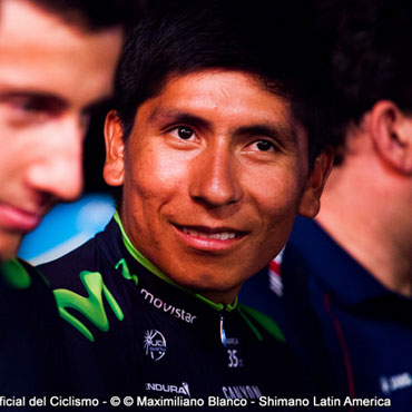 Nairo Quintana en la presentación del Tour de San Luis 2014