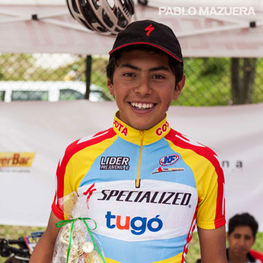 Wilson Peña ya es una realidad en las categorías menores del MTB nacional