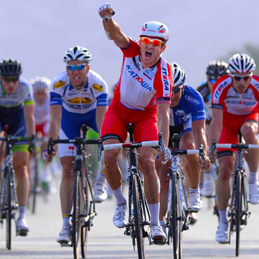 Kristoff estrena su palmarés de victorias de esta temporada