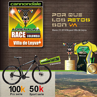 Se acerca la hora para la Cannondale Adrenalina Race Villa de Leyva 2014