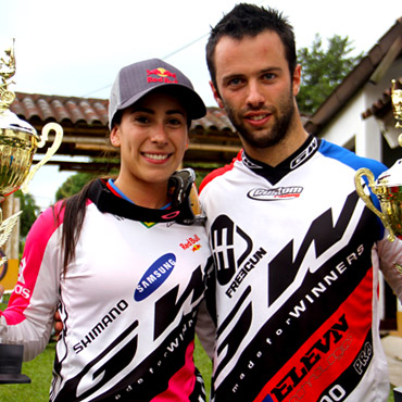 Mariana Pajón y Vincent Pelluard los grandes vencedores en Quindío