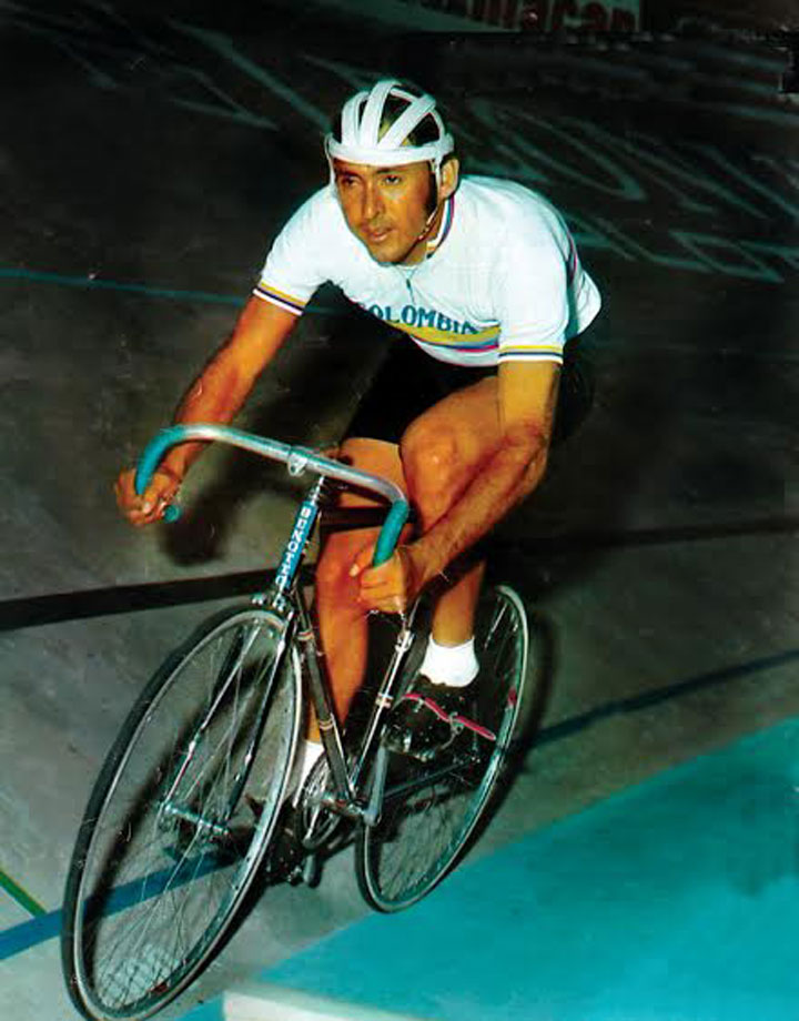 Cochise Rodríguez marcó una de las generaciones más grandes que tuvo el ciclismo colombiano en el continente. Foto Cortesía: El ciclismo colombiano en el Mundo (Próximo a aparecer)