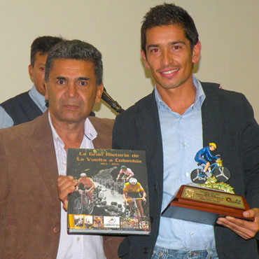 Jorge Vergara fue destacado en 2013 como el mejor ciclista en su categoría, la “A”