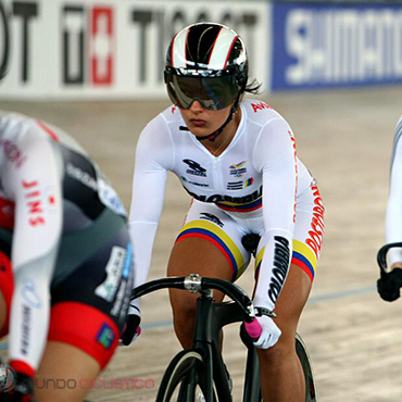 Juliana Gaviria no clasificó a las finales en la prueba del Keirin