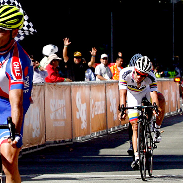 Garrido venció en el sprint final a Laverde en Chile