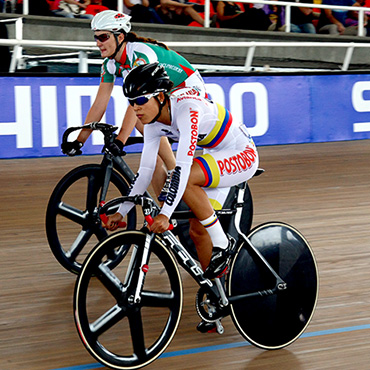 Milena Salcedo consiguió una gran resultado en la Prueba por Puntos