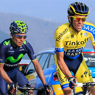 Quintana y Contador libraron un espectacular duelo este sábado en Italia