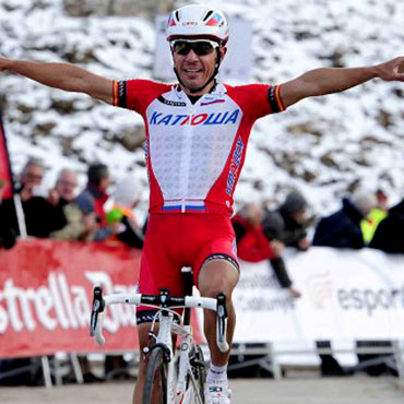 Joaquim Rodríguez asumió el liderato de la ronda catalana